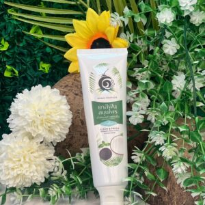 ยาสีฟันจากสมุนไพรธรรมชาติ ผสานพลังน้ำมันมะพร้าวสกัดเย็น ถ่านกะลามะพร้าว และมิ้นท์